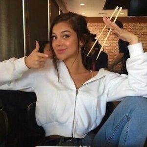 Brandy Melville Cropped Hoodie